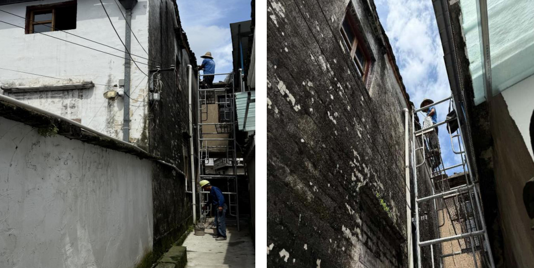 暴雨中的國企守護——村企聯動譜寫古建新生協奏曲